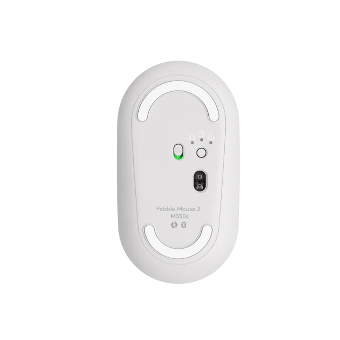 Logitech Pebble Mouse 2 M350S Tonal White in Qatar Logitech Pebble Mouse 2 M350S Tonal White in Qatar